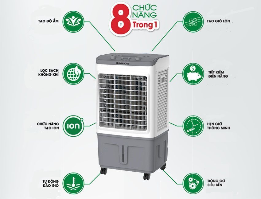 Máy làm mát không khí Sunhouse SHD7734 - Hàng chính hãng