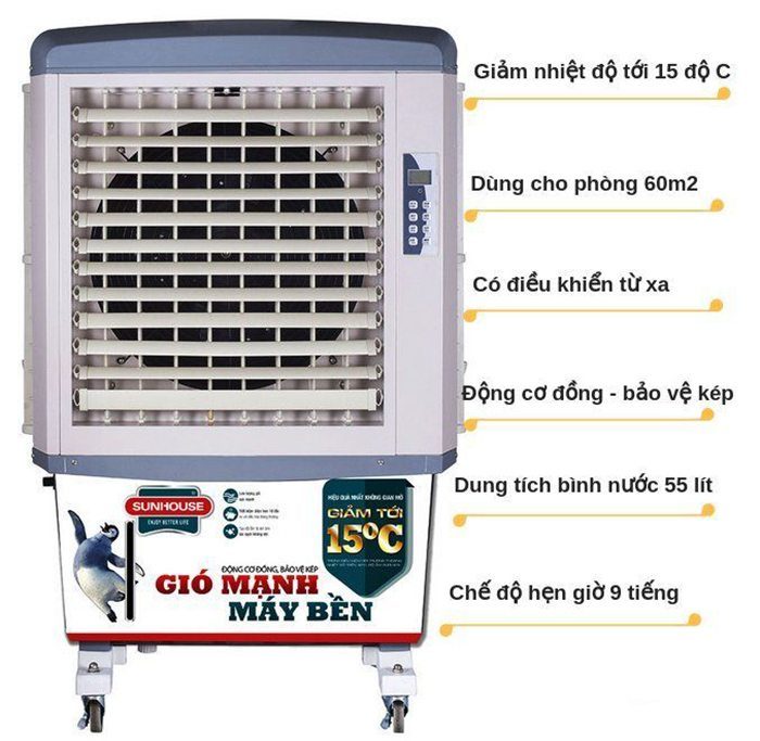 Máy làm mát không khí Sunhouse SHD7782 - Hàng chính hãng