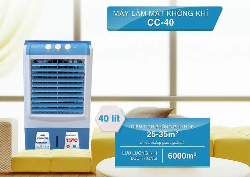 Máy làm mát không khí làm mát Camac CC-40 - Hàng chính hãng