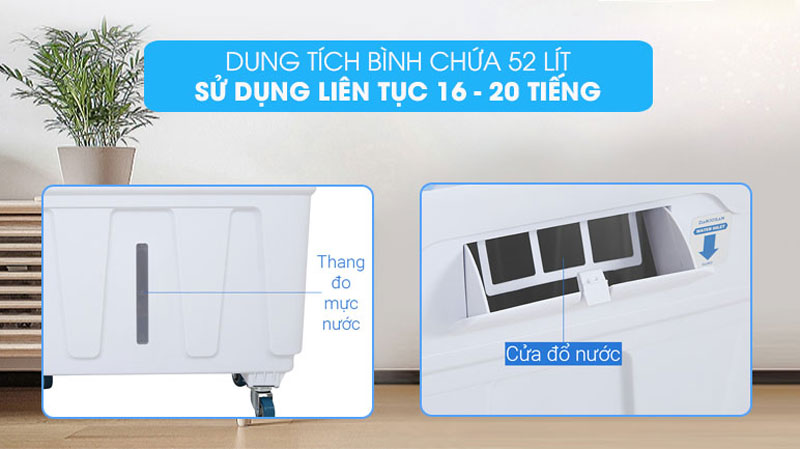 Máy làm mát không khí Daikio DKA-05000G - Hàng chính hãng