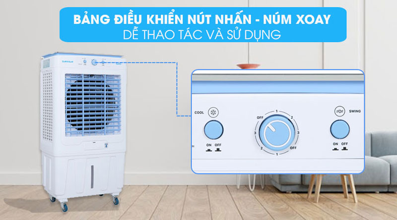 Máy làm mát không khí Daikio DKA-05000G - Hàng chính hãng