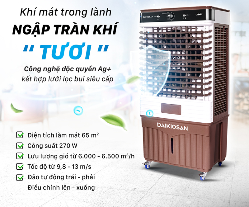 Máy làm mát không khí Daikiosan DM208 - Hàng chính hãng
