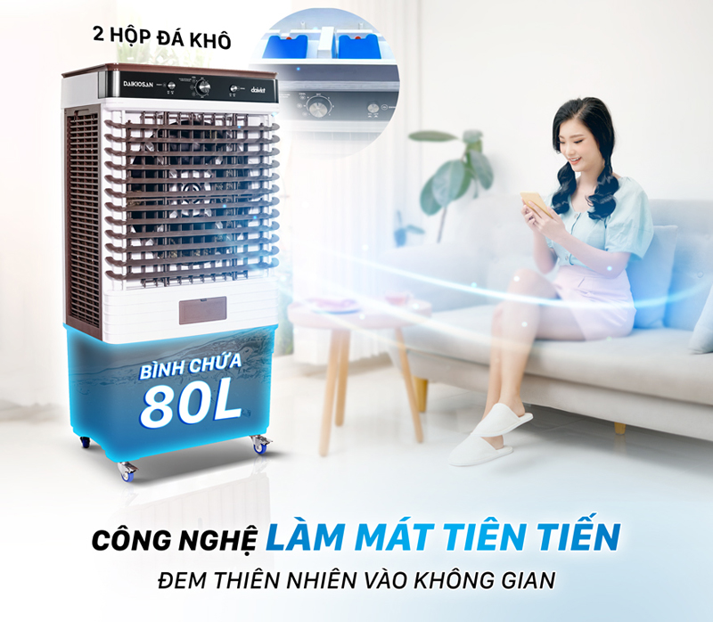 Máy làm mát không khí Daikiosan DM208 - Hàng chính hãng