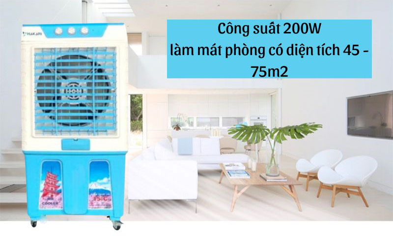 Quạt điều hòa hơi nước Hakari CC-86 - Hàng chính hãng