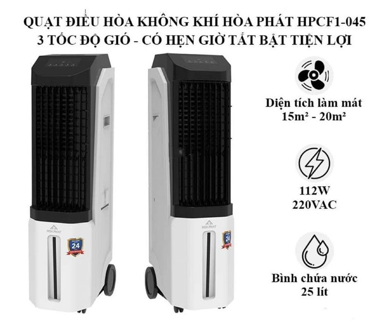Máy làm mát không khí Hòa Phát HPCF1-045 - Hàng chính hãng