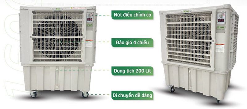 Máy làm mát hơi nước iFan-16000A - Hàng chính hãng