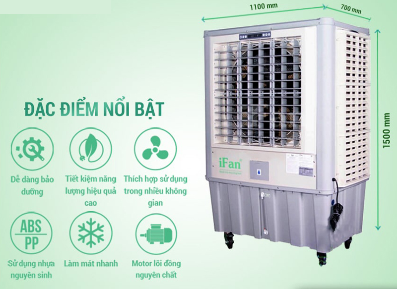 Máy làm mát không khí iFan 2000I - Hàng chính hãng