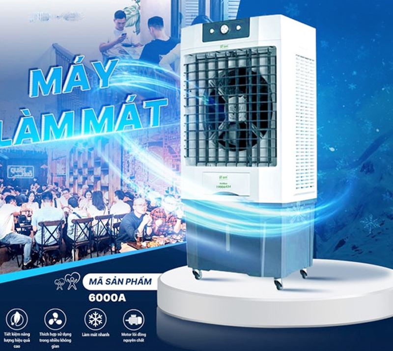 Máy làm mát hơi nước iFan 6000A - Hàng chính hãng