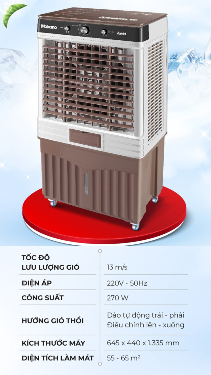 Máy làm mát không khí Makano MM201 - Hàng chính hãng