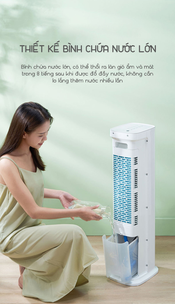 Quạt điều hòa không khí Midea AAD10AR - Hàng chính hãng