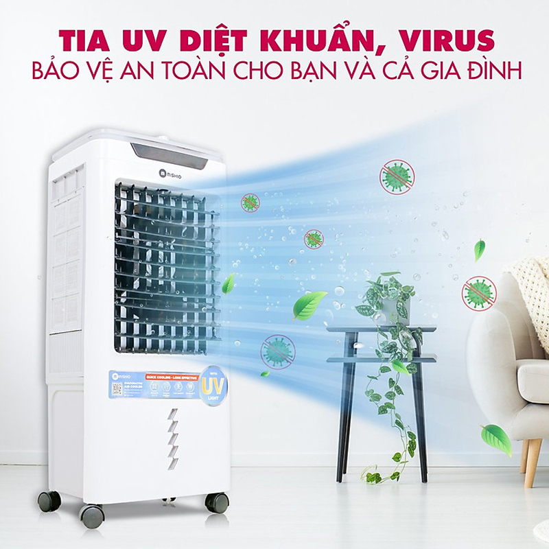 Máy làm mát không khí diệt khuẩn UV Mishio MK311 - Hàng chính hãng