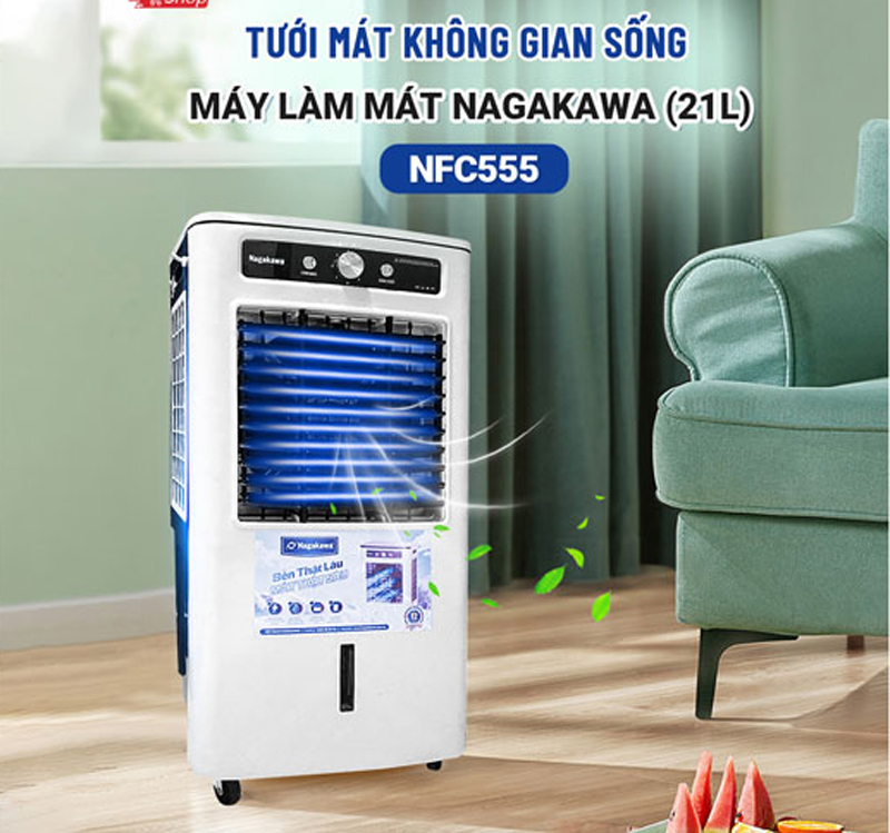 Máy làm mát không khí Nagakawa NFC555 - Hàng chính hãng