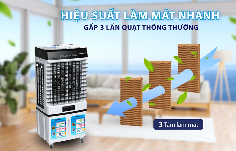 Máy làm mát không khí Panworld PW-2058 - Hàng chính hãng