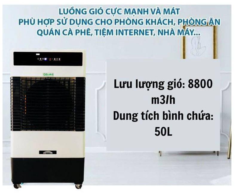 Máy làm mát không khí Sekio L8800 - Hàng chính hãng