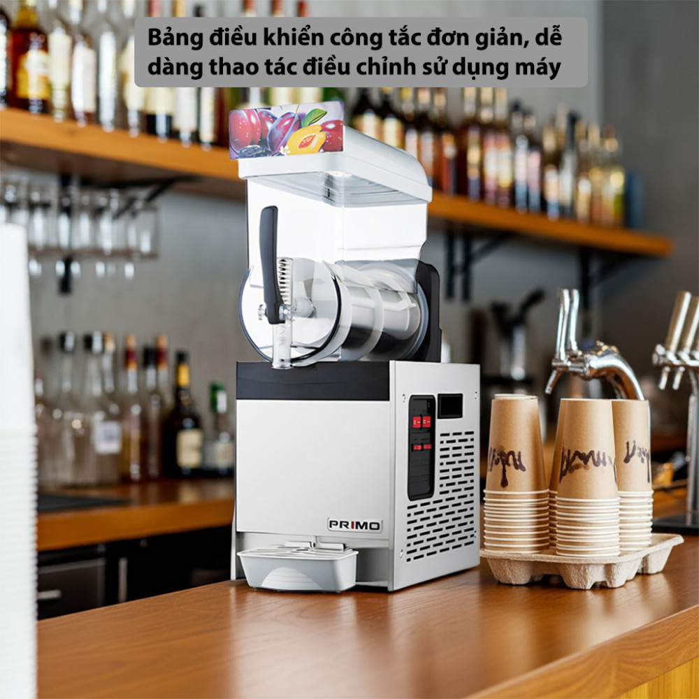 Máy làm slush 1 ngăn Primo 0200601419 bảng điều khiển đơn giản, dễ vệ sinh