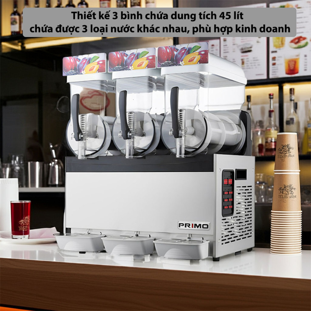 Máy làm slush 3 ngăn Primo 0200601421 - Hàng chính hãng