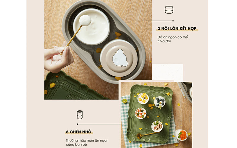 Máy làm sữa chua Bear SB-SC10C - Hàng chính hãng