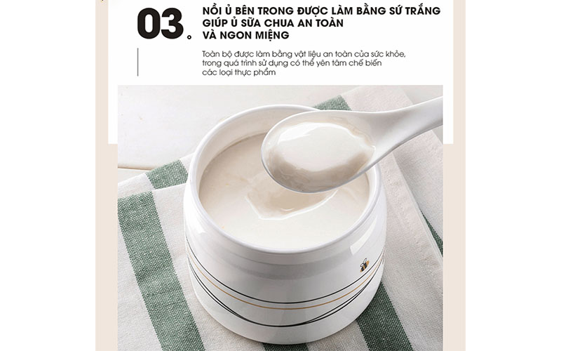 Máy làm sữa chua Bear SB-SC10C - Hàng chính hãng