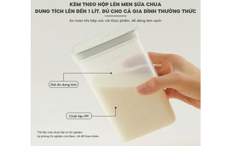 Máy làm sữa chua Bear SB-SC12C - Hàng chính hãng