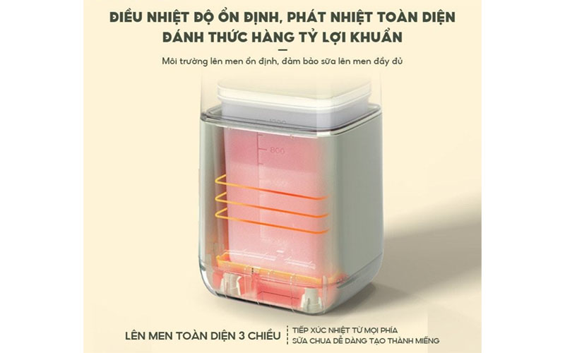 Máy làm sữa chua Bear SB-SC12C - Hàng chính hãng