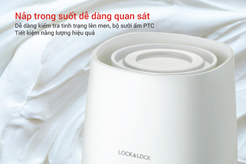 Máy làm sữa chua Lock&Lock EJY110SLV - Hàng chính hãng