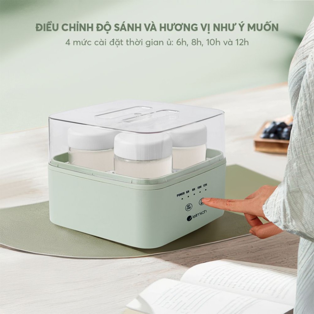Máy làm sữa chua Elmich YME0297 - Hàng chính hãng