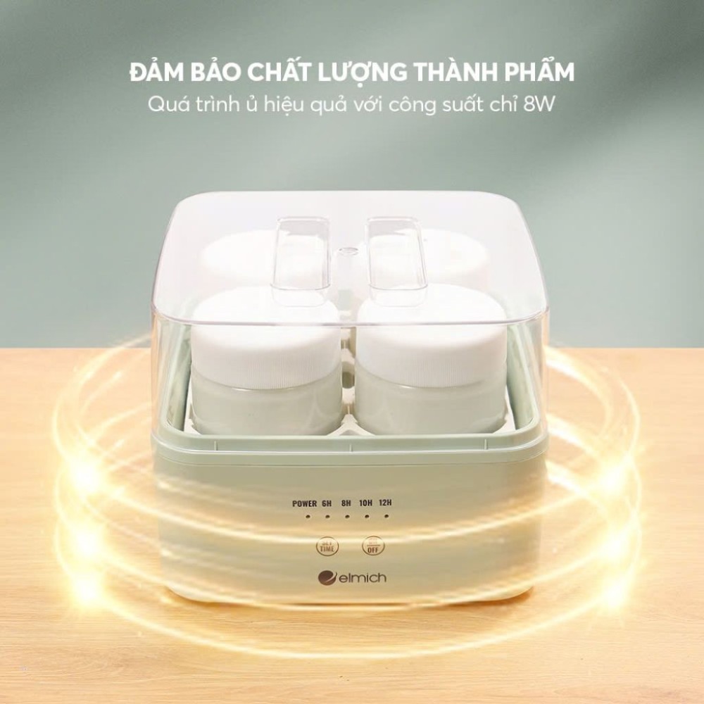 Máy làm sữa chua Elmich YME0297 - Hàng chính hãng