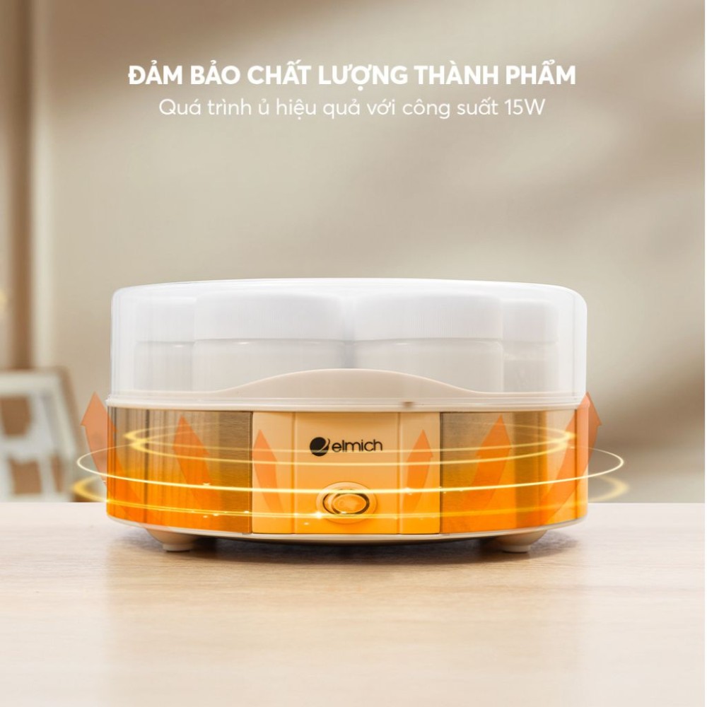 Máy làm sữa chua Elmich YME0298 - Hàng chính hãng