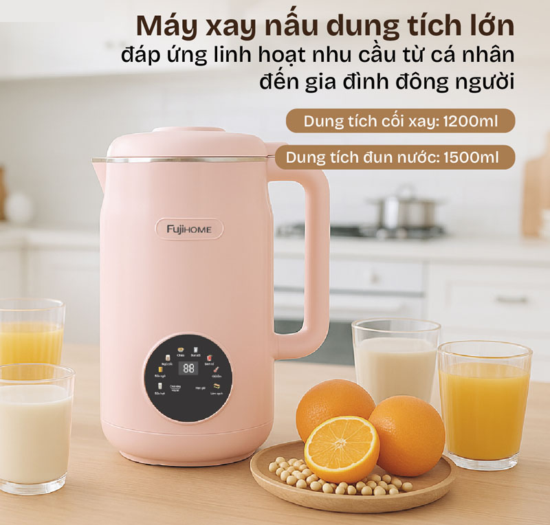 Máy làm sữa hạt Fujihome SM826 - Hàng chính hãng