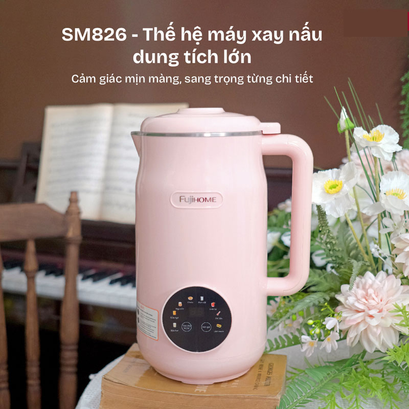 Máy làm sữa hạt Fujihome SM826 - Hàng chính hãng