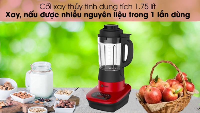 Dung tích của Máy làm sữa hạt Arber MLSH7W1.75LRED