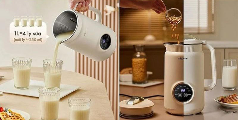 Máy làm sữa hạt Bear DJJ-D06W5 - Hàng chính hãng