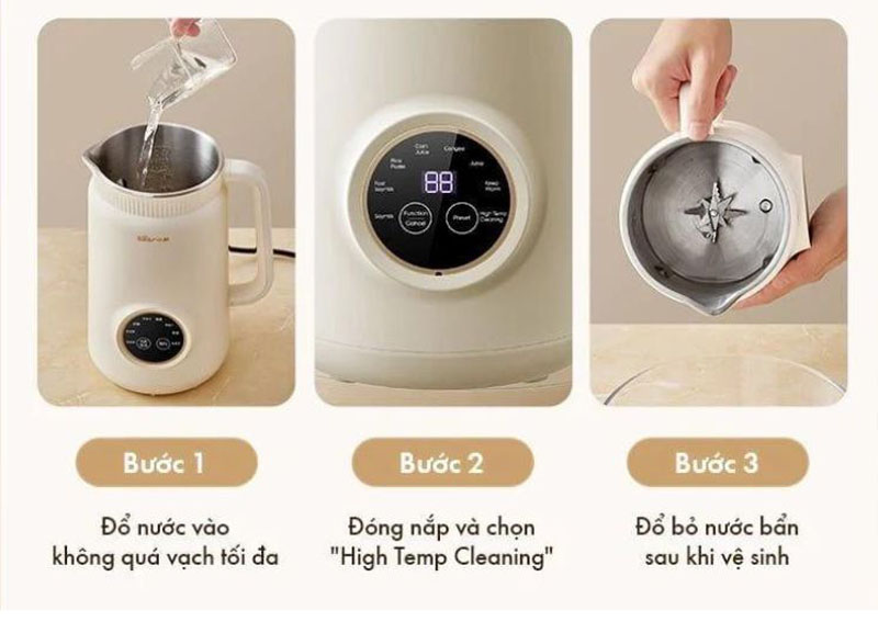 Máy làm sữa hạt Bear DJJ-D06W5 - Hàng chính hãng