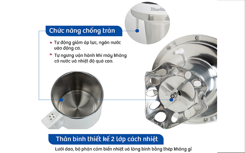 Máy làm sữa hạt Bluestone SMB-7330 - Hàng chính hãng