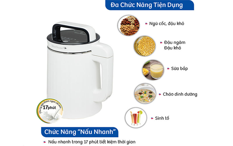 Máy làm sữa hạt Bluestone SMB-7330 - Hàng chính hãng