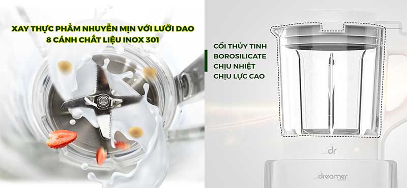 Máy làm sữa hạt Dreamer DKA-MCB117 - Hàng chính hãng