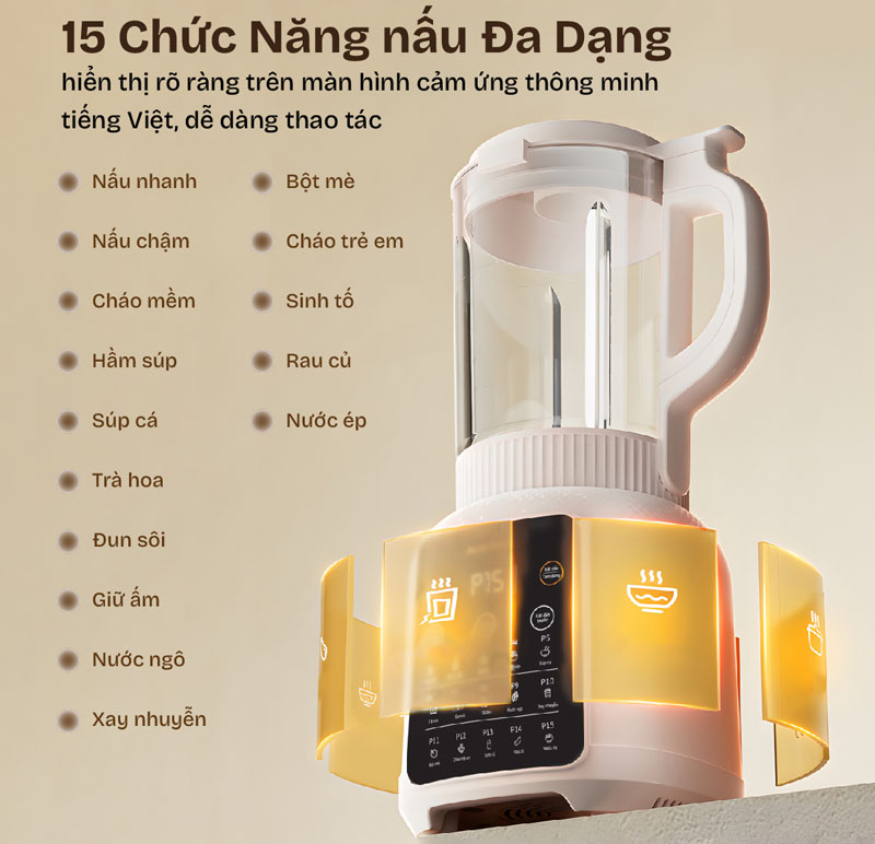 Máy làm sữa hạt Fujihome SM01A/B - Hàng chính hãng
