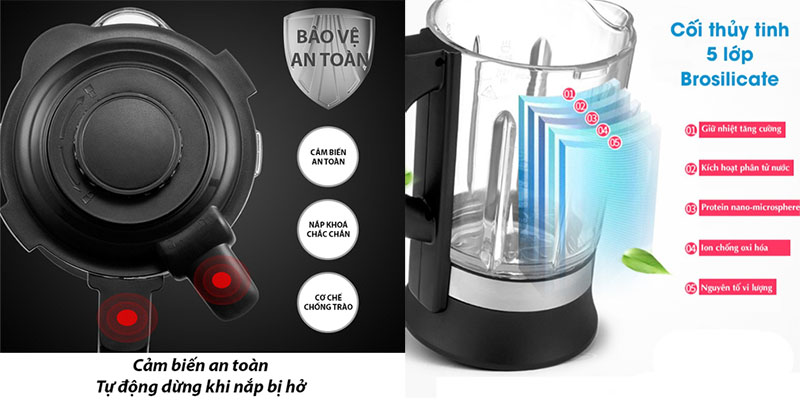 Máy làm sữa hạt Homecook HK001 - Hàng chính hãng