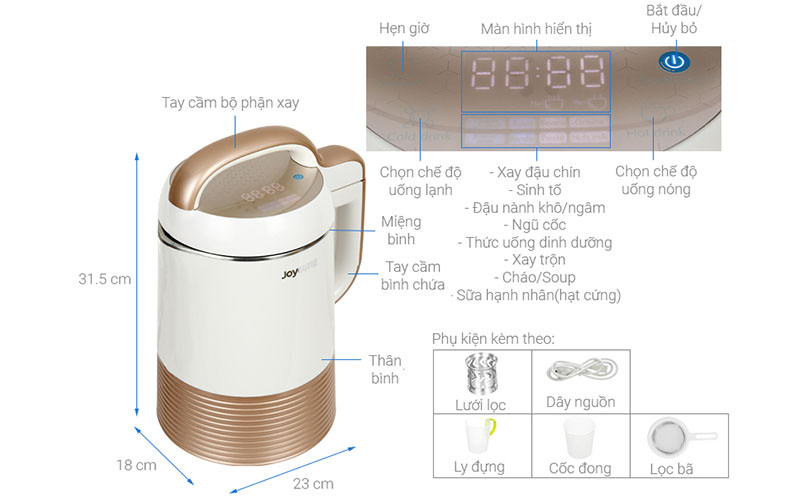 Máy làm sữa hạt Joyoung DJ13C-Q3