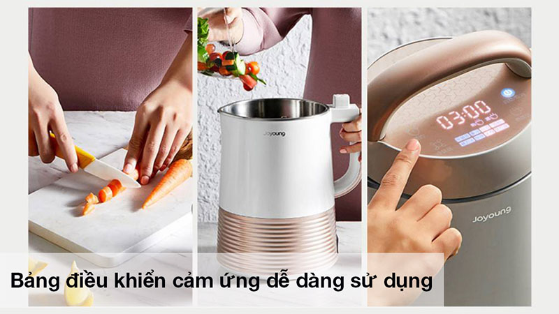 Bảng điều khiển của Máy làm sữa hạt Joyoung DJ13C-Q3