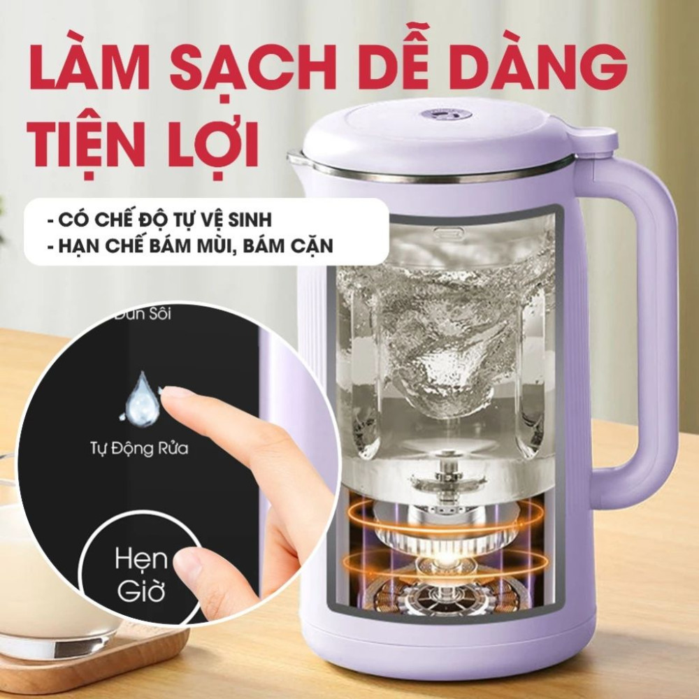 Tự động làm cạch, loại bỏ mùi hôi và cặn bẩn