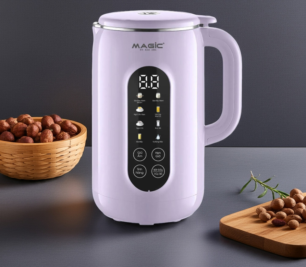 Kiểu dáng nhỏ gọn, tông màu tím bắt mắt