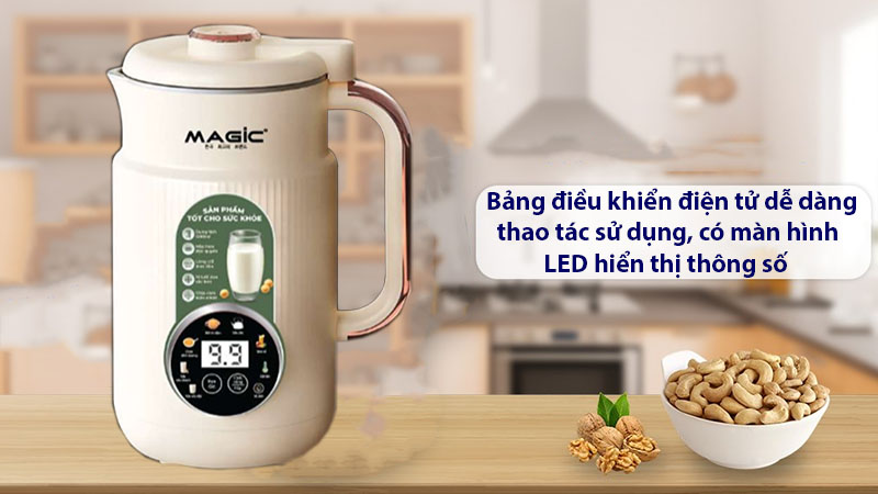 Bảng điều khiển của Máy làm sữa hạt Magic Eco A-97
