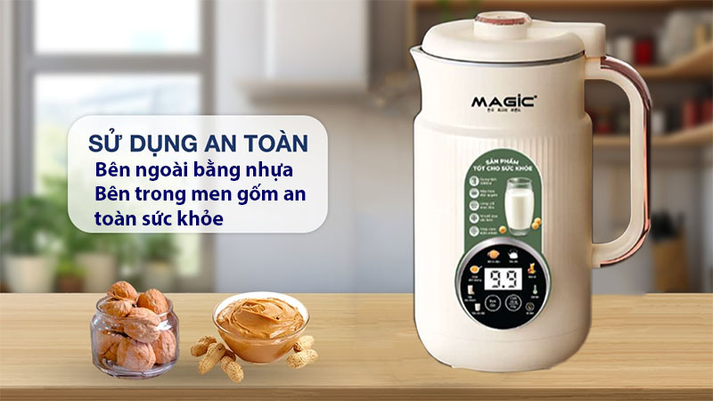 Chất liệu của Máy làm sữa hạt Magic Eco A-97