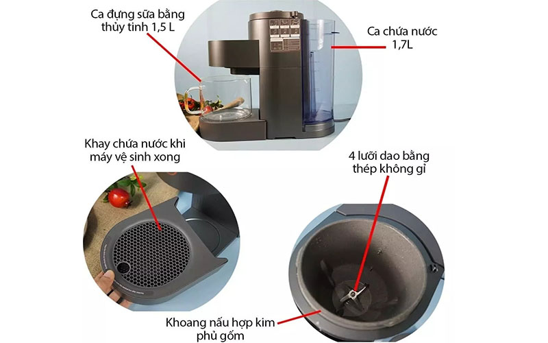 Máy làm sữa hạt Medion MD11200 - Hàng chính hãng