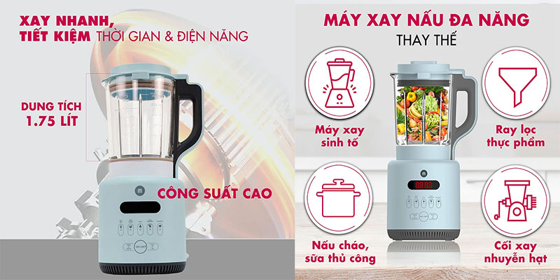 Máy làm sữa hạt Mishio MK316 - Hàng chính hãng