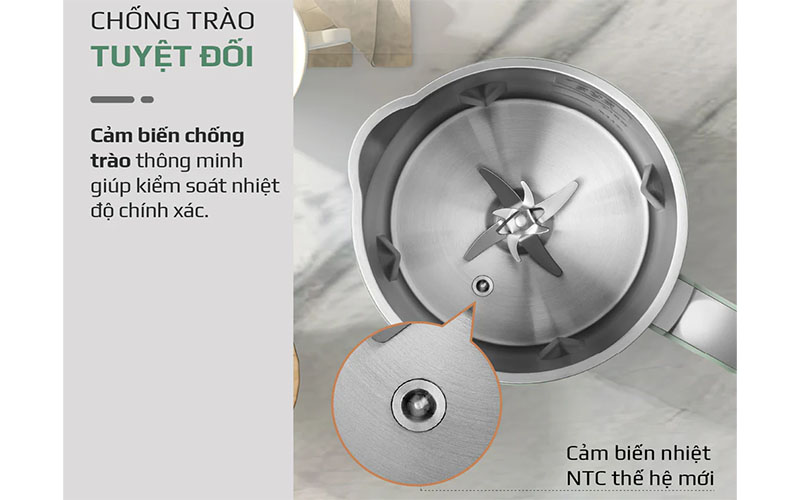 Cảm biến chống trào của Máy làm sữa hạt Olivo CB1000