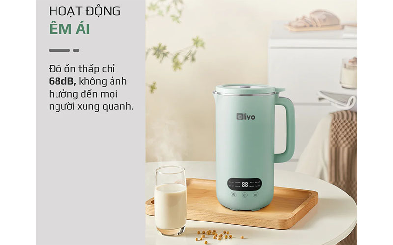 Độ ồn của Máy làm sữa hạt Olivo CB1000