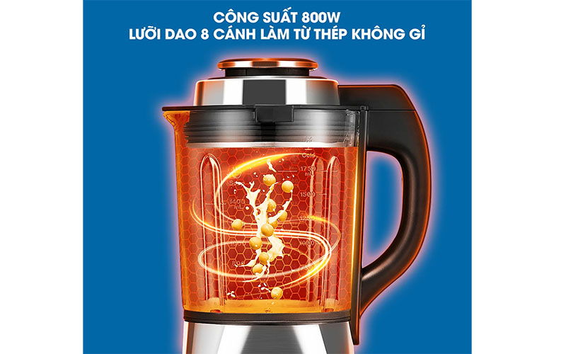 Công suất của Máy làm sữa hạt Totori TT-CB02