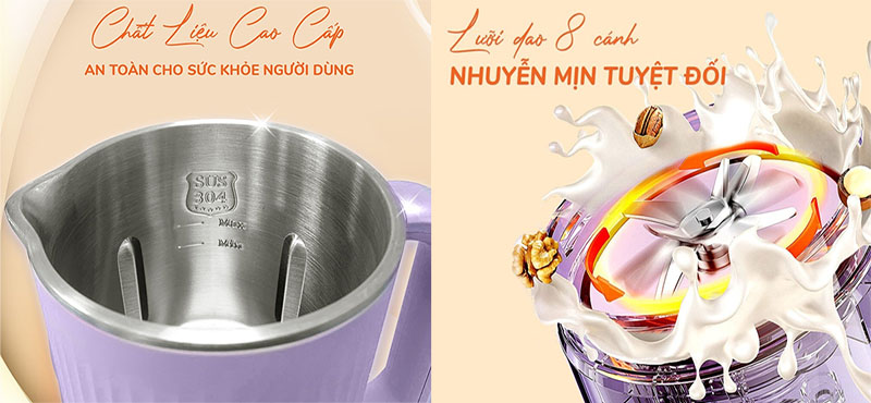 Máy làm sữa hạt Unie UMB10 - Hàng chính hãng